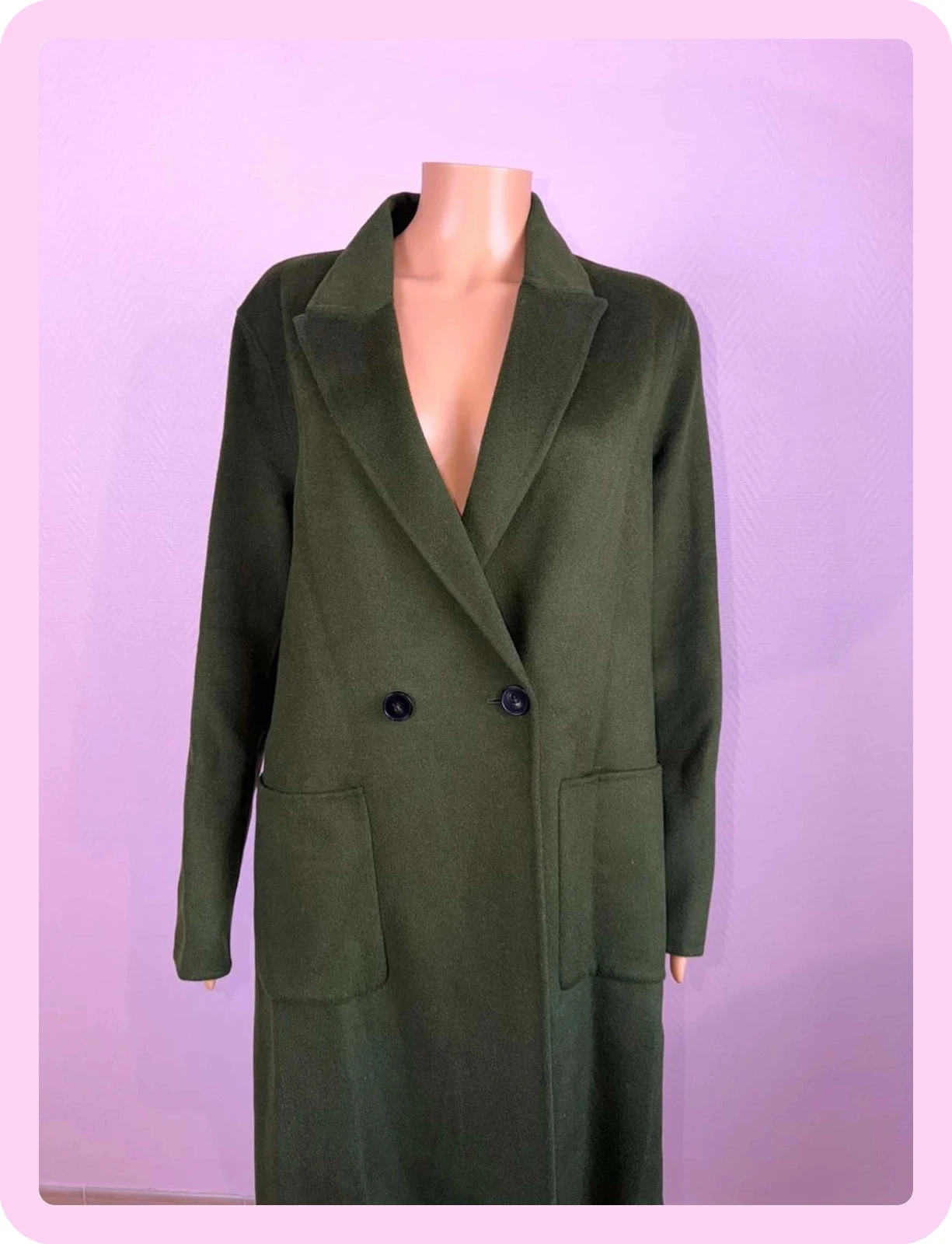 Zara women's coat size l never worn – photo 2
